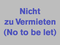 Nicht zu vermieten